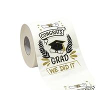 Papel higiénico de graduación - 2026 Impresión Clara Capas Engrosado,Papel Higiénico Feliz Graduación - para mesa comedor, baño, banquete de agradecimiento, secundaria, bachillerato,