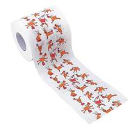 Papel higiénico de Navidad - Rollo de papel higiénico decorativo con estampado alegre, tema festivo, respetuoso con el medio ambiente, papel de servilleta de vacaciones para cocina, baño