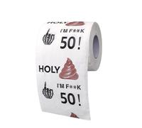 Papel Higiénico Divertido Regalos 50 Cumpleaños, Nuevo Patrón Tiras Papel Higienico, Regalo 50 Años Mujer, Ideas Regalos Hombre 50 Años, Divertida Decoracion 50 Cumpleaños Mujer, Regalos De Broma