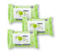 Papel Higiénico Húmedo - Manzana | 3 packs x 60uds (180unidades) Tamaño XL - Desechable Biodegradable WC | The Fruit Company