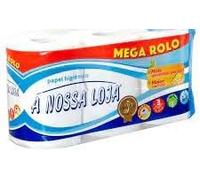 Papel Higiénico Mega Rolo A Nossa Loja 6 Rolos