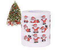 Papel higiénico, papel higiénico navideño, papel higiénico de Papá Noel, regalo único para fiestas navideñas, rollo de papel higiénico de Navidad, regalo de broma de Navidad, papel higiénico divertido