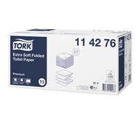 Papel Higiénico Plegado Tork Extrasuave Premium 252 Hojas Blanco