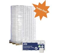 Papel higiénico, rollo doméstico TORK, tissue, 3 capas, palet con UE de 1260 unid.