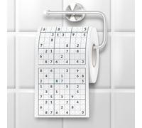 Papel higiénico Sudoku - el papel higiénico divertido para los aficionados a los puzzles
