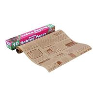Papel horno sin tóxicos, 30 cm x10 m papel horno y papel para horno, ideal para hornear, asar y cocinar a alta temperatura. Antiadherente, resistente al calor y seguro para alimentos