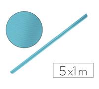 Papel kraft liderpapel azul turquesa rollo 5x1 mt - PK41