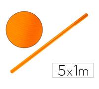 Papel kraft liderpapel naranja fuerte rollo 5x1 mt - PK70