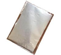 Papel Kraft Rollo 100 hojas/lote de papel de calco translúcido for caligrafía, escritura artesanal, copia de hoja de dibujo, papel tisú A5 de 210 * 140mm(Silver)