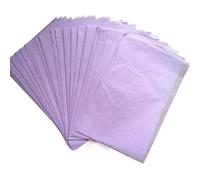 Papel Kraft Rollo 100 hojas/lote de papel de calco translúcido for caligrafía, escritura artesanal, copia de hoja de dibujo, papel tisú A5 de 210 * 140mm(Solid Light purple)