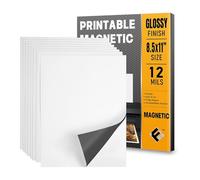 Papel magnético DIN A4, 10 unidades, mate, imprimible, impresora de inyección de tinta, imán de nevera, autoadhesivo, flexible, manualidades, placas magnéticas