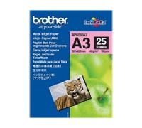 Brother BP60MA3 Papel Fotográfico Mate | A3 | 145 g | 25 hojas