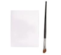 Papel mezclado desechable para arte de uñas, doble cara, manicura, cosmética, bloque de papel mezclado con pincel en ángulo L