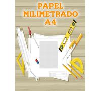 Papel Milimetrado A4: Libreta de 100 Hojas Grande | Cuaderno de Dibujo Técnico, Educación Primaria, Secundaria, Representaciones Gráficas de Funciones ... de Costura | Bloc de Papel Cuadriculado