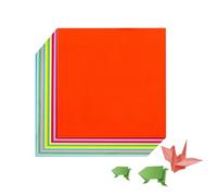 Papel Origami,100 Hojas Papel Plegable Cuadrado Coloridas De Doble Cara Papel para Papiroflexia Origami Hecho a Mano para Proyectos de Manualidades Escolares DIY Niños Adultos (100PCS 20X20CM)