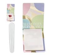 Papel Paleta Húmeda 100 Hojas para Mezclar Gel, Polvo de Uñas y Pluma | Papel de Paleta para Uñas para Manicura, Base, Corrector, Sombra, Colorete, Salón