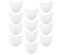 Papel para cubrir el cuello de planta blanco 100 hojas | Transpirable con malla fina, se vuelve transparente al remojarlo, ahorra producto, apto para todo tipo de piel