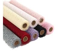 Papel para Envolver Ramo 50cm * 5 yardas ahueca hacia fuera la red de malla hilo de papel de regalo ramo de flores suministros de floristería decoración DIY papel de regalo del Día de San Valentín(Whi