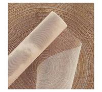 Papel para Envolver Ramo 50cm * 5 yardas flor Pakcaging papel malla regalo envoltura red hilo flor envoltura suave tul ramo Floral envoltura rollo(White Chocolate)