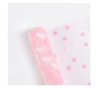 Papel para Envolver Ramo Rollo de hilo de celosía de 5 yardas, papel de regalo, ramo de flores rosas, paquete de regalo for el Día de San Valentín, malla artesanal de gasa, embalaje de floristería tra