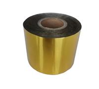 papel para estampado en caliente 1 rollo de 4 cm x 120 m lámina estampación en caliente, laminado por transferencia calor, servilletas doradas PVC for tarjetas presentación relieve(Gold,3cm)