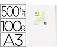 Papel para fotocopias Q-Connect Din A3 Ultra White 100 gramos (500 hojas)