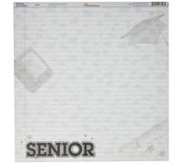 Papel para ?lbum de recortes de doble cara Reminisce Making The Grade de 12 x 12 pulgadas, para estudiantes de ?ltimo a?o