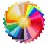 Papel para origami de 30 colores 300 hojas papel de color A4 de 70 g/m² 8,3×11,7 pulgadas cartulina de color para doblar por ambos lados para proyectos de manualidades DIY para niños y adultos UAP200F