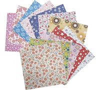 Papel para Papiroflexia 72 Hojas 15 x 15 cm Japonés Cuadrado Origami Plegable Solo Lado Con 12 Diferentes Diseños Únicos para Proyectos de Arte y Manualidades Infantiles