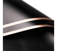 Papel Para Ramos De Flores 40pcs Rose Flower Wrapping Paper Art Packaging Film For Flowers Supplies Diy Craft Material(Black 40 Sheets)