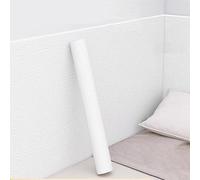 Papel Pared Pared Antihumedad Aislamiento Térmico, 7mm Rollo de Papel Pared Adhesivo para Interior Impermeabilidad y Aislamiento Acústico para Salones, 50x280cm(Blanco,5 Roll)