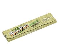 Papel Pay-Pay GoGreen Slim 110mm (50Und) Papel de Fumar Ultrafino, Combustión lenta, Goma Arabiga Sin Aditivos 100% Natural