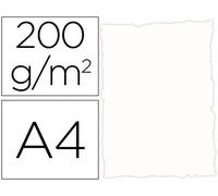 Papel Pergamino Michel Din A4 Troquelado 200 Gr Color Rustico Blanco (25 Hojas)