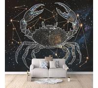 Papel Pintado 3D Cáncer Tela no Tejida Fotomurales Galaxias Papel Pintado 300x256 cm Poster Resistente Impermeable Fácil de Limpiar Cafeterías Galerías Oficinas Murales Decorativos Pared