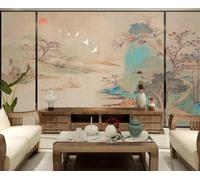 Papel Pintado 3D El Paisaje Amanece Papel Tapiz Fotomurales Moderno Murales -songqians-23222-200cmx140cm