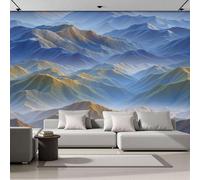Papel Pintado 3D Estéreo Minimalismo Valle De Niebla Matutina Mural, Habitación Decoración Del Pared Pintado, Papel Tapiz 3D Dormitorio Sala Sofá Mural-450Anx315Al cm