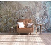 Papel Pintado 3D Grupos De Osos Y Lobos De La Selva En Relieve Papel Tapiz Fotomurales Moderno Murales -songqians-10627-400cmx260cm