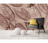 Papel Pintado 3D Las Hojas Vuelven A La Antigüedad Papel Tapiz Fotomurales Moderno Murales -songqians-28769-350cmx250cm