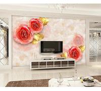 Papel Pintado 3D Mármol Rosa Papel Tapiz Fotomurales Moderno Murales -songqians-17350-400cmx260cm