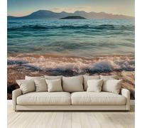 Papel pintado 3D personalizado Gran Mural Olas de la playa Papel pintado fotográfico Papel no tejido Dormitorio Sala de estar Sofá TV Cafe Restaurante Hotel Fondo de Pared 200 x 140 cm