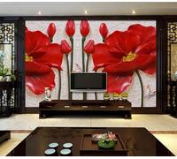 Papel Pintado 3D Relieves De Flores Retro Papel Tapiz Fotomurales Moderno Murales -songqians-05198-350cmx250cm