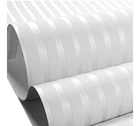 Papel Pintado A Rayas No Tejido - Rollo De Revestimiento De Paredes Texturizado De 374 Pulgadas, Papels Pntado De Fácil Pegado Para Sala De Estar, Papel Pintado Decorativo De Rayas Verticales Para Dor