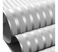 Papel pintado adhesivo no tejido para oficina - no tejido simple y fácil de colocar, papel pintado moderno moderno a cuadros para estanterías armario muebles dormitorio