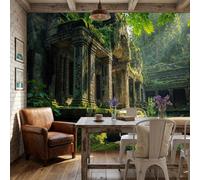 Papel Pintado Arquitectura De Piedra De Templos Antiguos, Mural De Pared Panorámico Escenarios Realistas De Lugares Históricos, Fotomural Para Paredes Mural - Decor De Pared Para Salón 300x210cm
