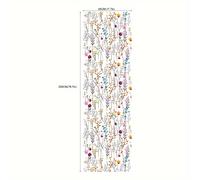 Papel Pintado Autoadhesivo de 17.7in*78.7in*1pcs con de Planta de Helecho, Pegatina de Renovación de Pared para y Dormitorio, Pintura de Pared de Hojas Florales Impermeable y Removible RW052