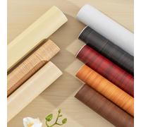Papel pintado autoadhesivo imitación madera Película de PVC autoadhesiva con efecto madera, varios tamaños(Tischfolie 7,120W x 1000L cm)