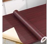 Papel pintado autoadhesivo imitación madera Rollo de película adhesiva con apariencia de madera for muebles, 12 estilos, tamaños múltiples de 0,23 mm(Stylen 6,60W x 300L cm)