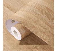 Papel pintado autoadhesivo imitación madera Rollo de película de PVC autoadhesivo de grano de madera, resistente al agua, varios tamaños(Wählen Sie 3,60W x 300L cm)