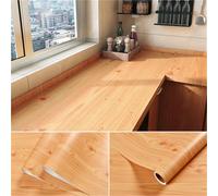 Papel Pintado Autoadhesivo Película autoadhesiva de PVC grano madera varias longitudes, resistente al agua, for puerta, armario, mesa, cambio imagen(YING TAO MU,55x500CM)