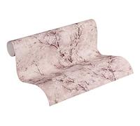 Papel Pintado Bosque New Walls Cosy & Relax A.S. Création Papel pintado tejido no tejido 10.05 m x 0.53 m Rosa Marrón Blanco Fabricado en Alemania 374204 37420-4